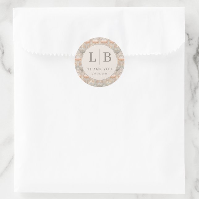 Adesivo Floral Pastel Elegante (Bolsa)