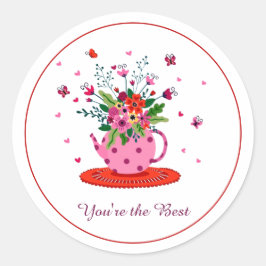 Adesivo Floral personalizado