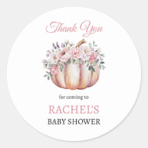 Floral Pumpkin Queda Obrigado