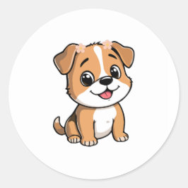 Adesivo Floral Puppy Cute Sticker – Soft Pastel Dog Lover 