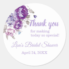 Adesivo Floral Puro Obrigado Chá