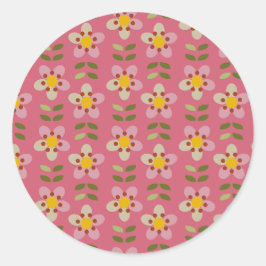 Adesivo Floral Rosa - Bloom & Stick
