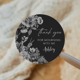 Adesivo Floral Skull RIP Twenties 30th Birthday Party