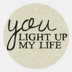 Adesivo Floral Tan Love Cotação Que Você Acendeu Minha 