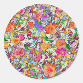 Adesivo Floral vibrante