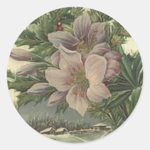 Adesivo floral vintage