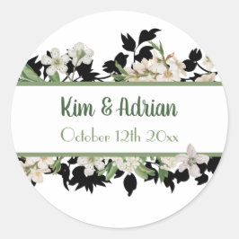 Adesivo Floral Wedding