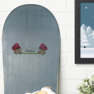 Adesivo Floral Whimsical Mushroom