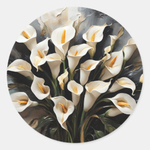 Adesivo Floral White Calla Lily
