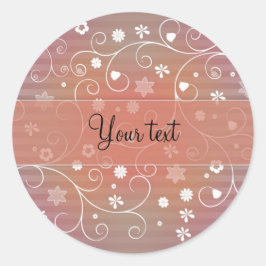 Adesivo Floreio romântico