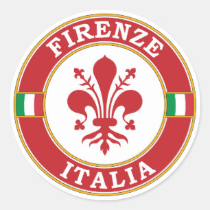 Adesivo Florence Itália Circle Emblem
