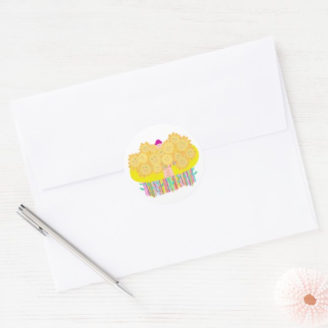 Adesivo Flores abraçadas (Envelope)