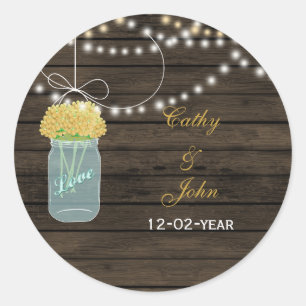 Adesivo flores amarelas bengala boião bonecas