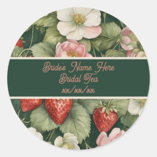 Adesivo Flores "Berry in Love" e palitos de morango