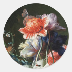 ADESIVO FLORES BRANCAS DAS ANÊMONAS ROSAS VERMELHA,