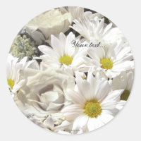 Flores Brancas de Envelope Personalizados