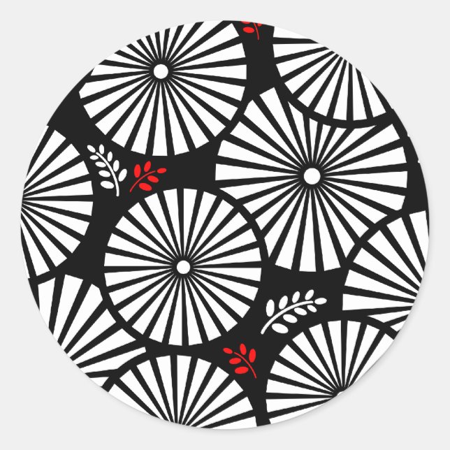 Adesivo Flores brancas preto retrorreflectoras (Frente)