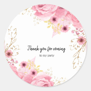 Adesivo Flores chiques Glam modernas para todas as