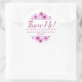 Adesivo Flores cor-de-rosa flores de arte casamento me jog