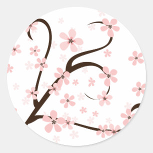 Adesivo Flores cor-de-rosa pequenas