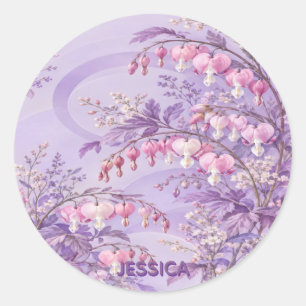 Adesivo Flores Coração Sangrando Personalizadas