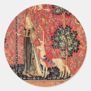 Adesivo Flores da fantasia da SENHORA E do UNICÓRNIO,