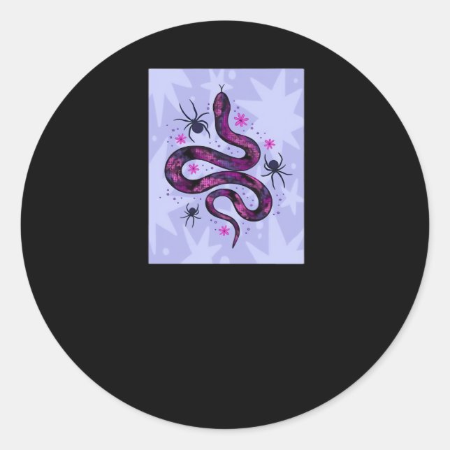 Adesivo Flores de aranhas Cobra de Whimsigoth (Frente)
