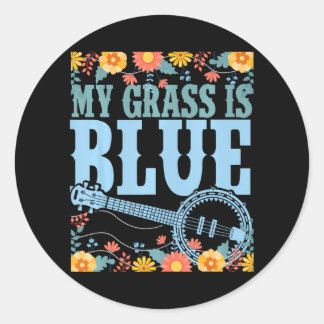 Adesivo Flores de Banjo legal Blegrass com Stringage