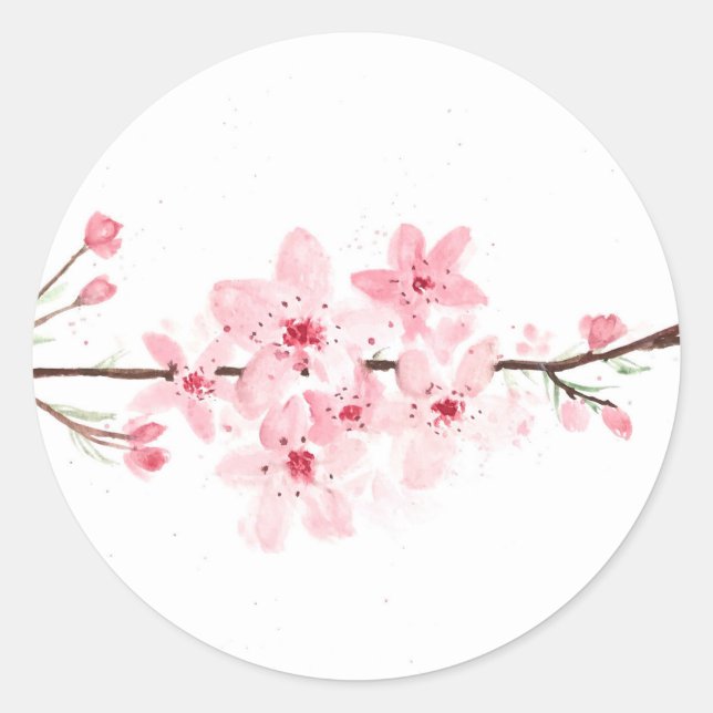 Adesivo Flores de cerejeira (Frente)