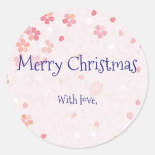 Adesivo Flores de cerejeira de Natal personalizadas Japone