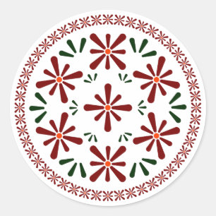 Adesivo flores de design polaco