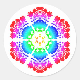 Adesivo flores de design polaco