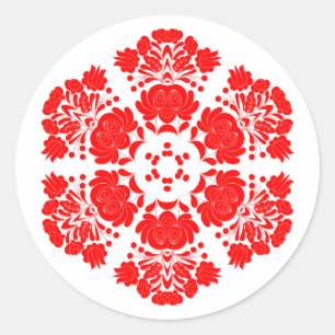 Adesivo flores de design polaco