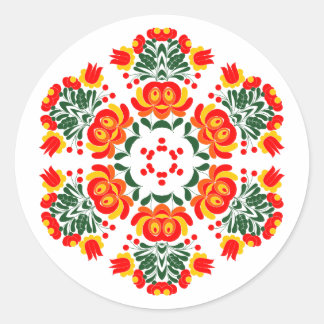 Adesivo flores de design polonês