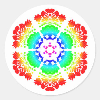Adesivo flores de design polonês