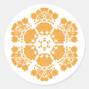 Adesivo flores de design polonês