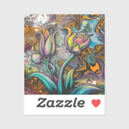 Adesivo Flores de Mandala