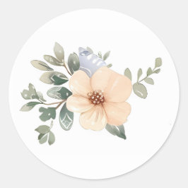 Adesivo Flores de Páscoa de Aquarela