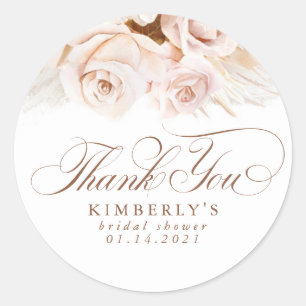 Adesivo Flores De Pastel Moles Pampas Grama Obrigado