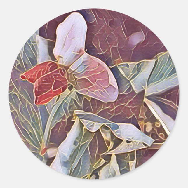 ADESIVO FLORES DE PEA DOCE (Frente)