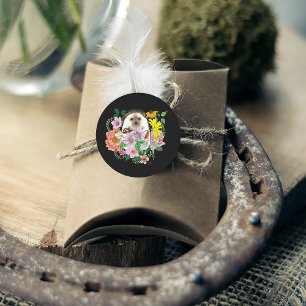 Adesivo Flores De Porco