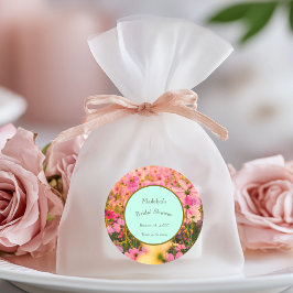 Adesivo Flores de Prado para Chá de Noiva ou Evento