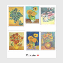 Adesivo Flores de Van Gogh, pinturas de arte
