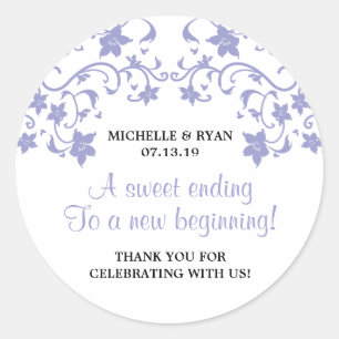 Adesivo Flores de Verão lavandas - O amor é doce