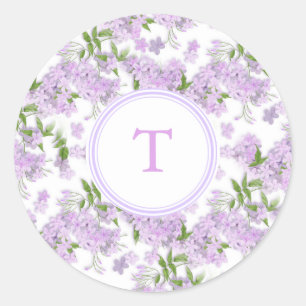 Adesivo Flores de Wisteria Monogramas
