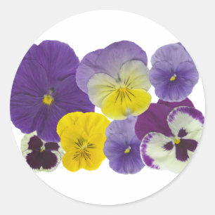Adesivo flores do amor perfeito