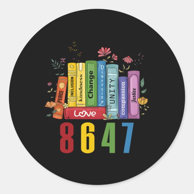 Adesivo Flores Do Livro De Direitos Iguais 8647 Mulheres F (Frente)