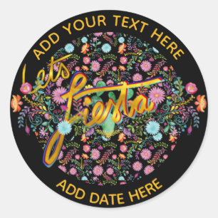Adesivo Flores do povo mexicano Fiesta personalizadas