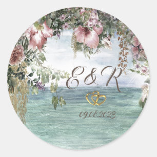 Adesivo Flores Elegantes Oceano