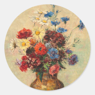 Adesivo Flores em um vaso, c.1910